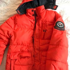 Tony Hawk Puffer Jacket Down 14/16 Orange Boy preT